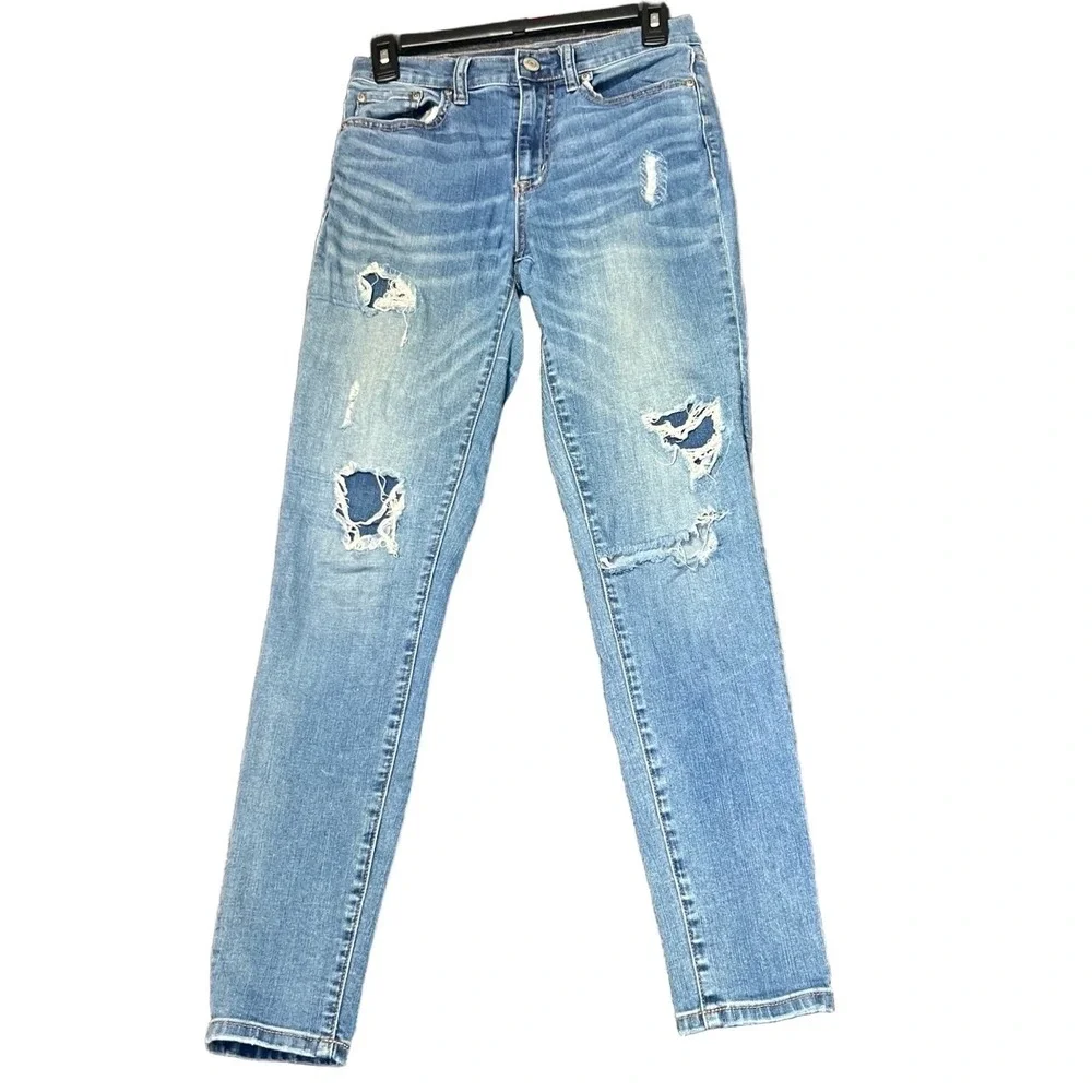 High Rise Blue Jeans - Picture 2 of 16